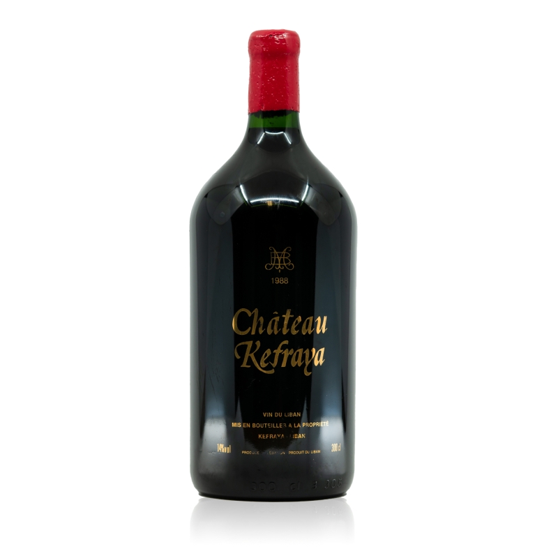 Château Kefraya, Rouge, Vallée de la Bekaa, 1988, Jeroboam 300 cl, Collection, Vieux Millésime, 14°