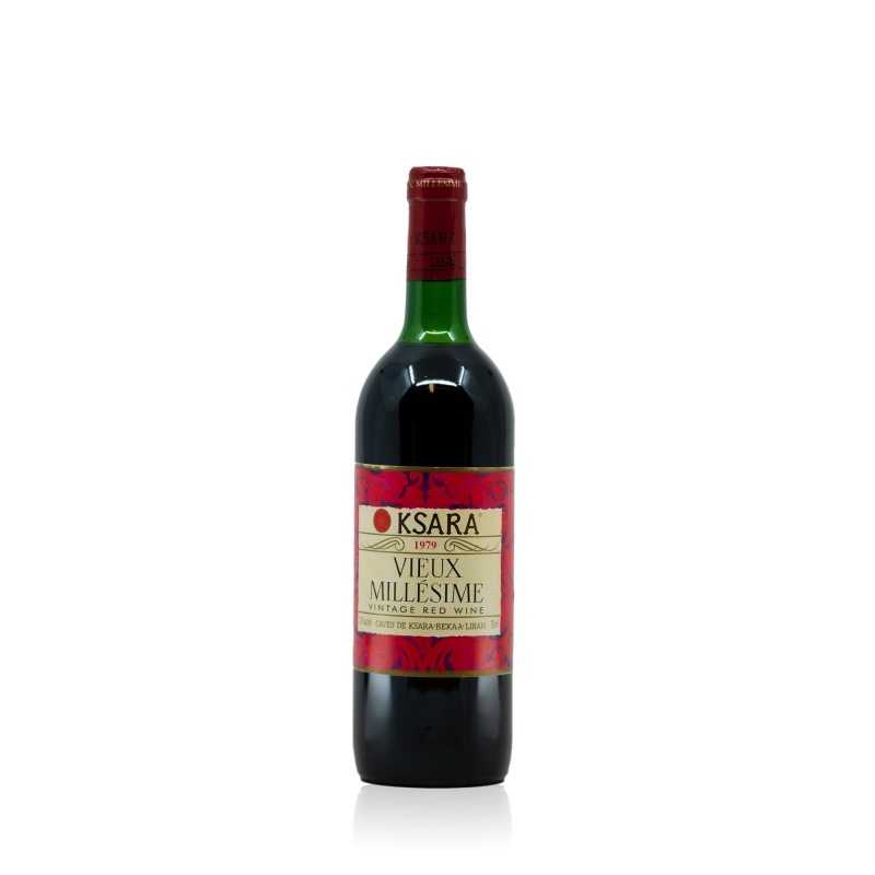 Château Ksara, Vieux Millésime, Rouge Vallée de la Bekaa, 1979, 75 cl, (Collection, Vieux Millésime)