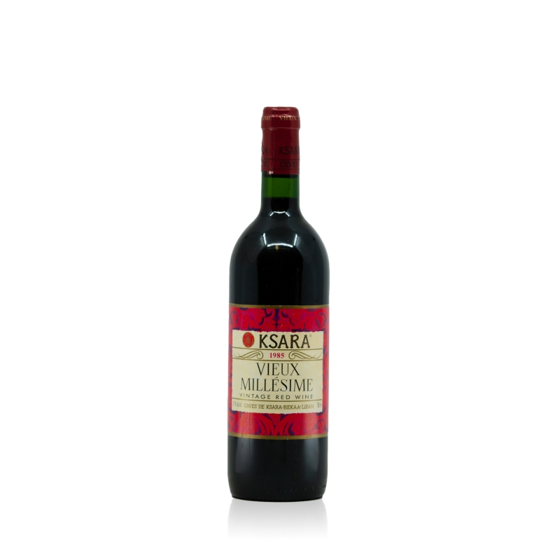 Château Ksara, Vieux Millésime, Rouge, Vallée de la Bekaa, 1985, 75 cl Collection, (Vieux Millésime)