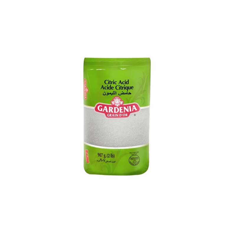 Acide citrique, sachet 907g, Gardenia