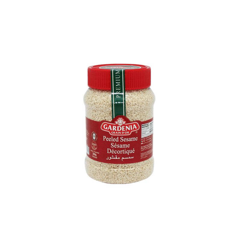 Sésame décortiqué, boîte 300g, Gardenia