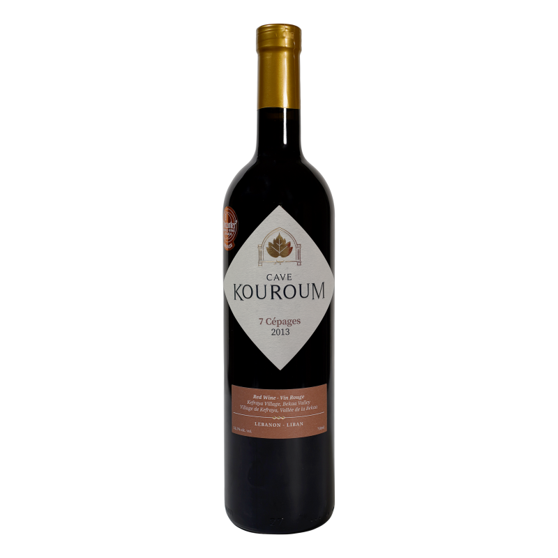 Cave Kouroum, 7 Cépages, Rouge, Vallée de la Bekaa, 2013, 75 cl, 14.1°