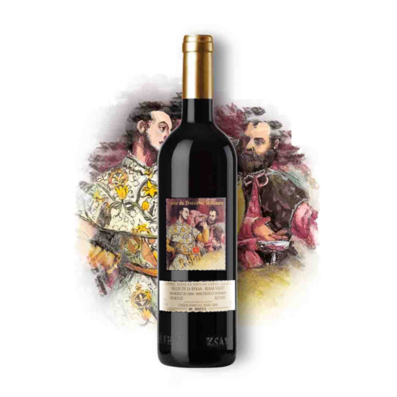 Château Ksara, Rouge, Cuvée du Troisième Millénaire, Vallée de la Bekaa, 2019 75 cl