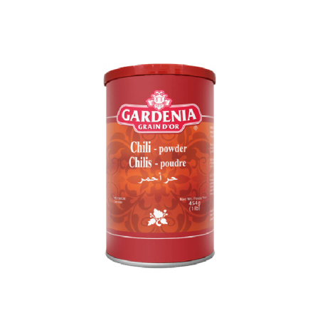 Chilis poudre, (piments moulu), Gardenia, 454g