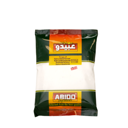 Bicarbonate de sodium pur, (Sodium Bicarbonate) 500g, Abido