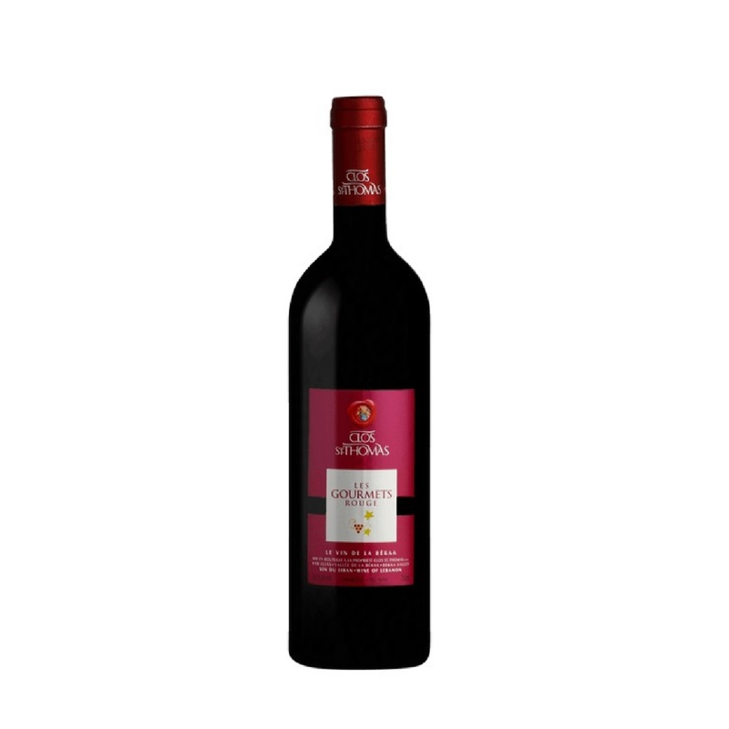 Château St.Thomas, Les Gourmets Rouge, Vallée de la Bekaa, 2020, 75 cl, 13%