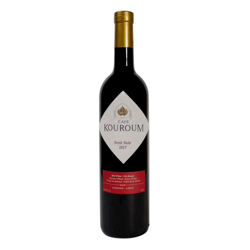 Cave Kouroum, Petit Noir, Rouge,  Vallée de la Bekaa, 2017, 75 cl, 13.5°