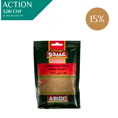 Epices pour Kebbeh, 80g, Abido