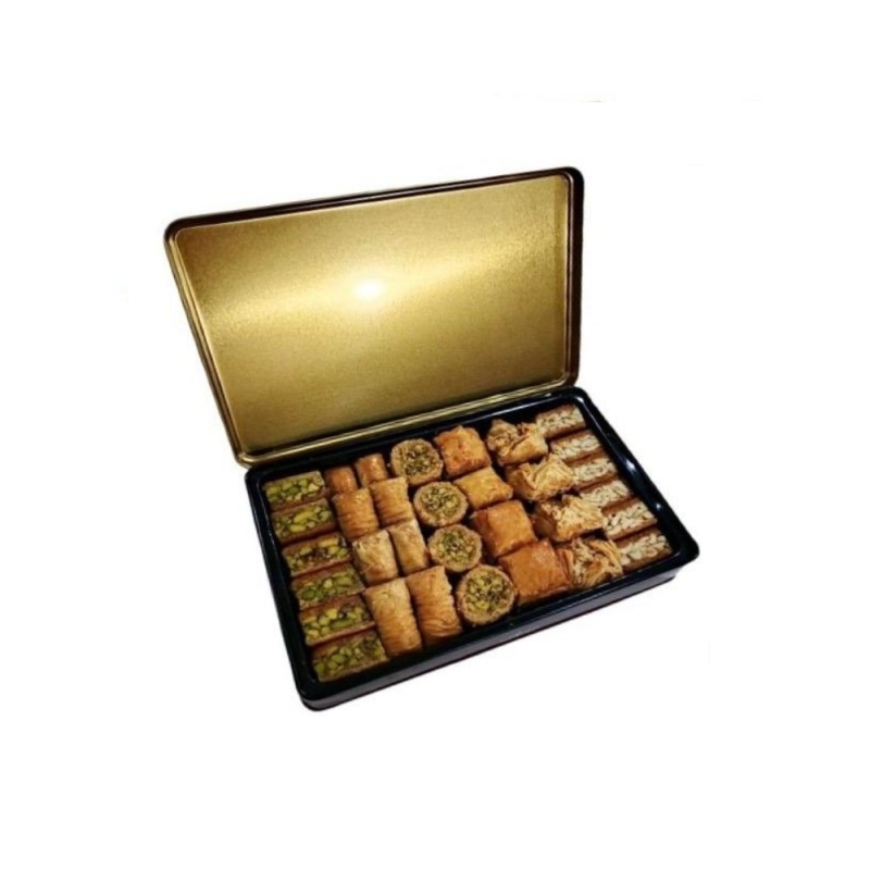 Douaihy,  Assortiment Baklava libanais, 700g, boîte métale