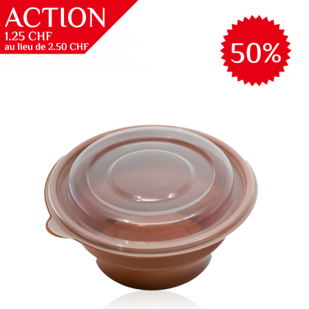 Lunch Box (bol plastic), avec son courvercle, grand