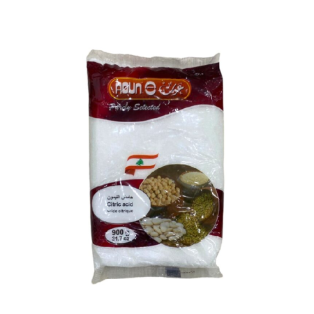Acide citrique, sac 900g, Aoun