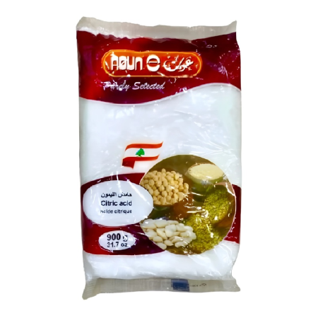 Acide citrique, sac 900 g, Aoun