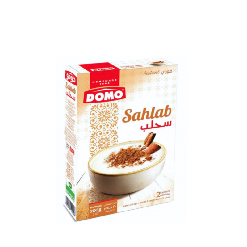 Sahlab DOMO poid net 200g (2 sachets de 100g)