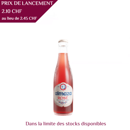Almaza Rosé, Bière 25cl, 2.7°
