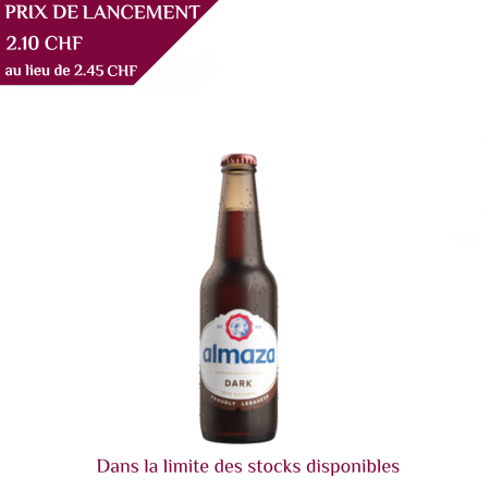 Almaza Pilsner Dark, Beert 33 cl, 6°