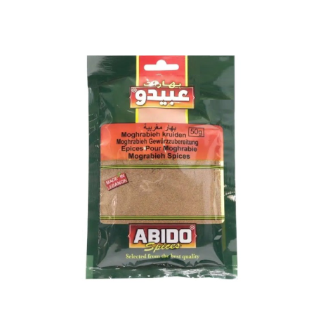 Seasoning: Epices pour moghrabieh, 50g, Abido
