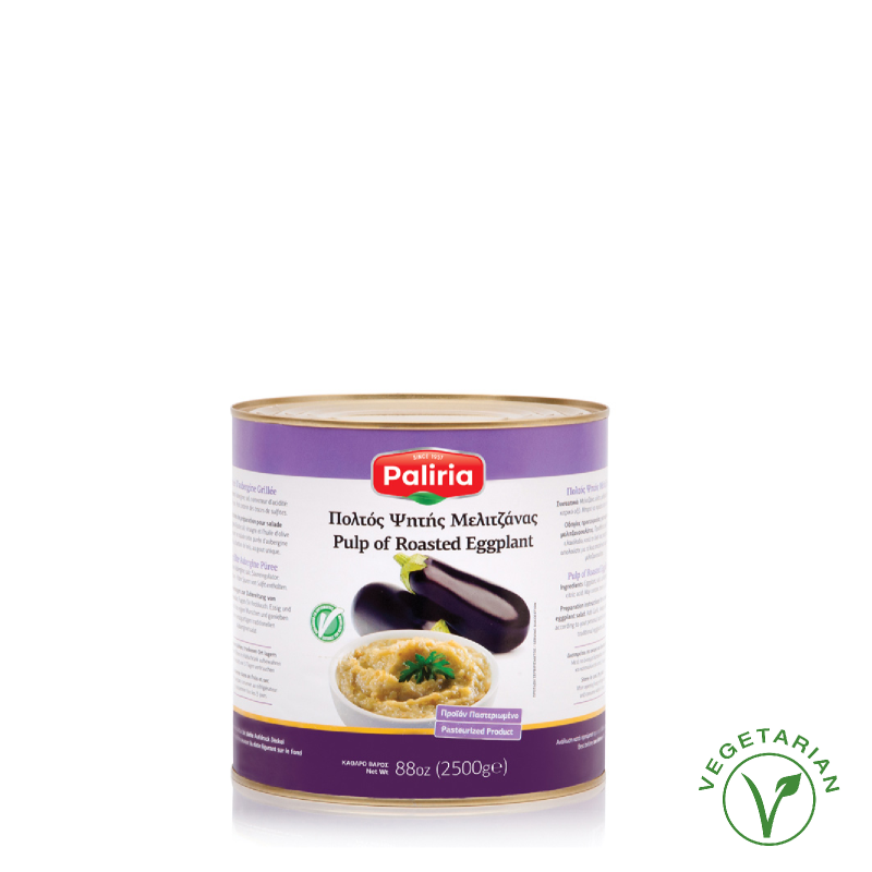 Purée d\'aubergines  grillées, 2,5 kg, Paliria